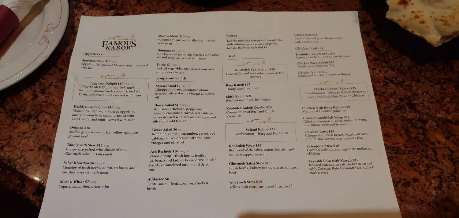 Menu 5