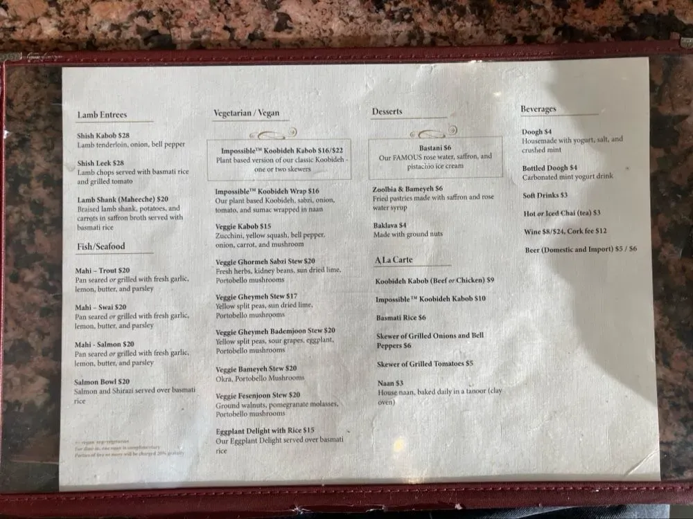 Menu 3