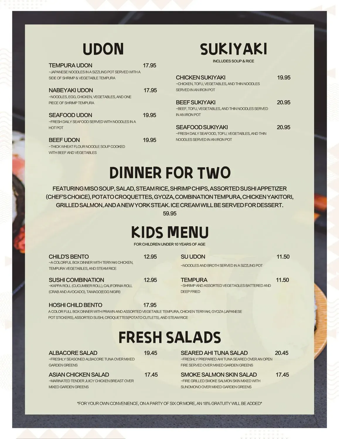 Menu 2