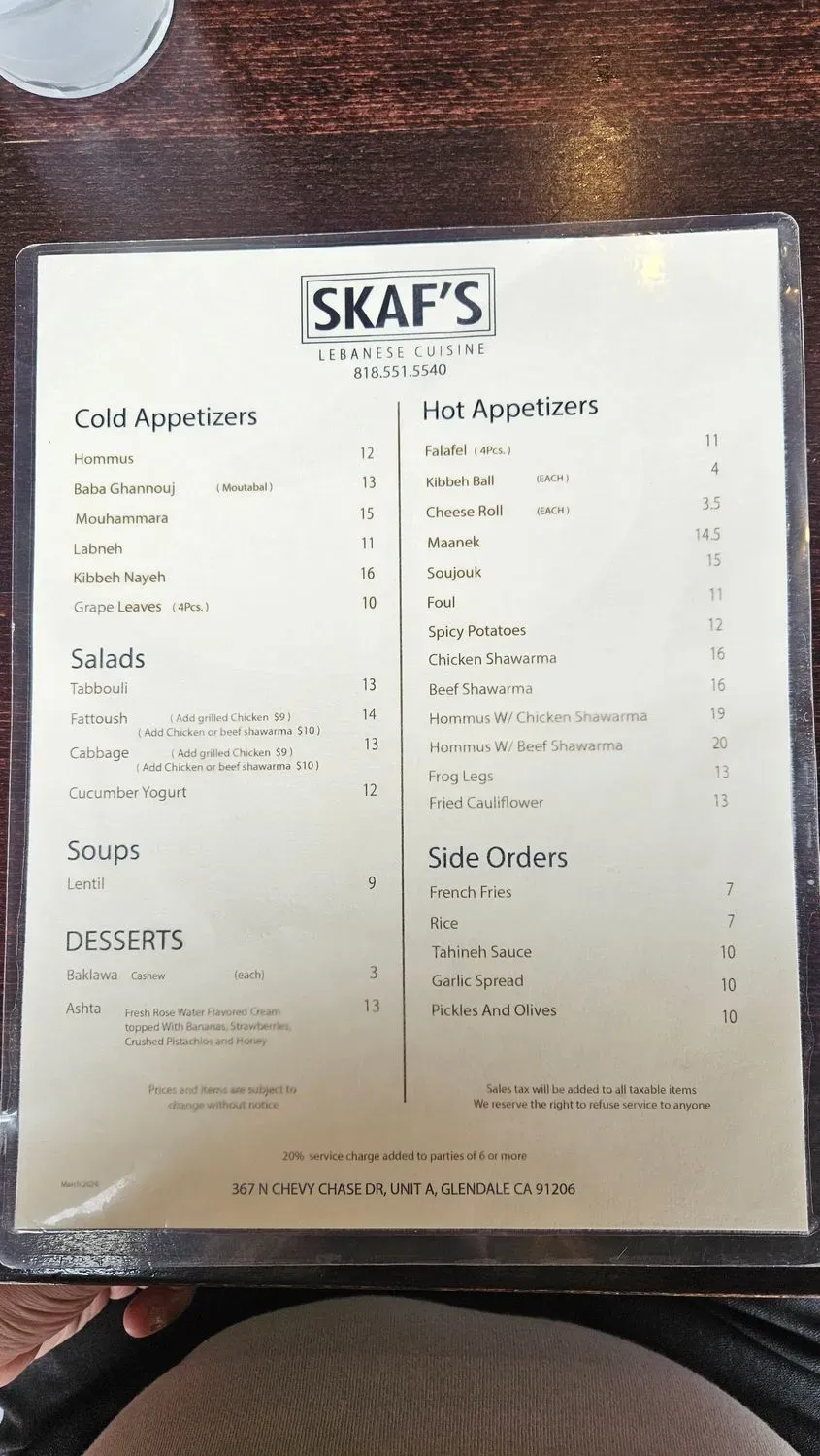 Menu 4