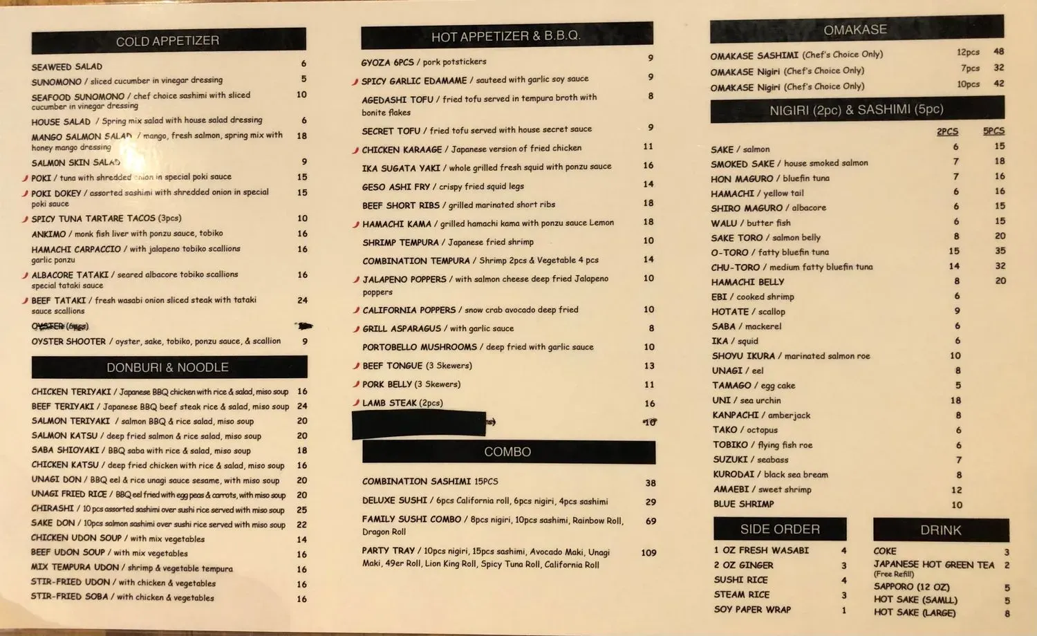 Menu 2