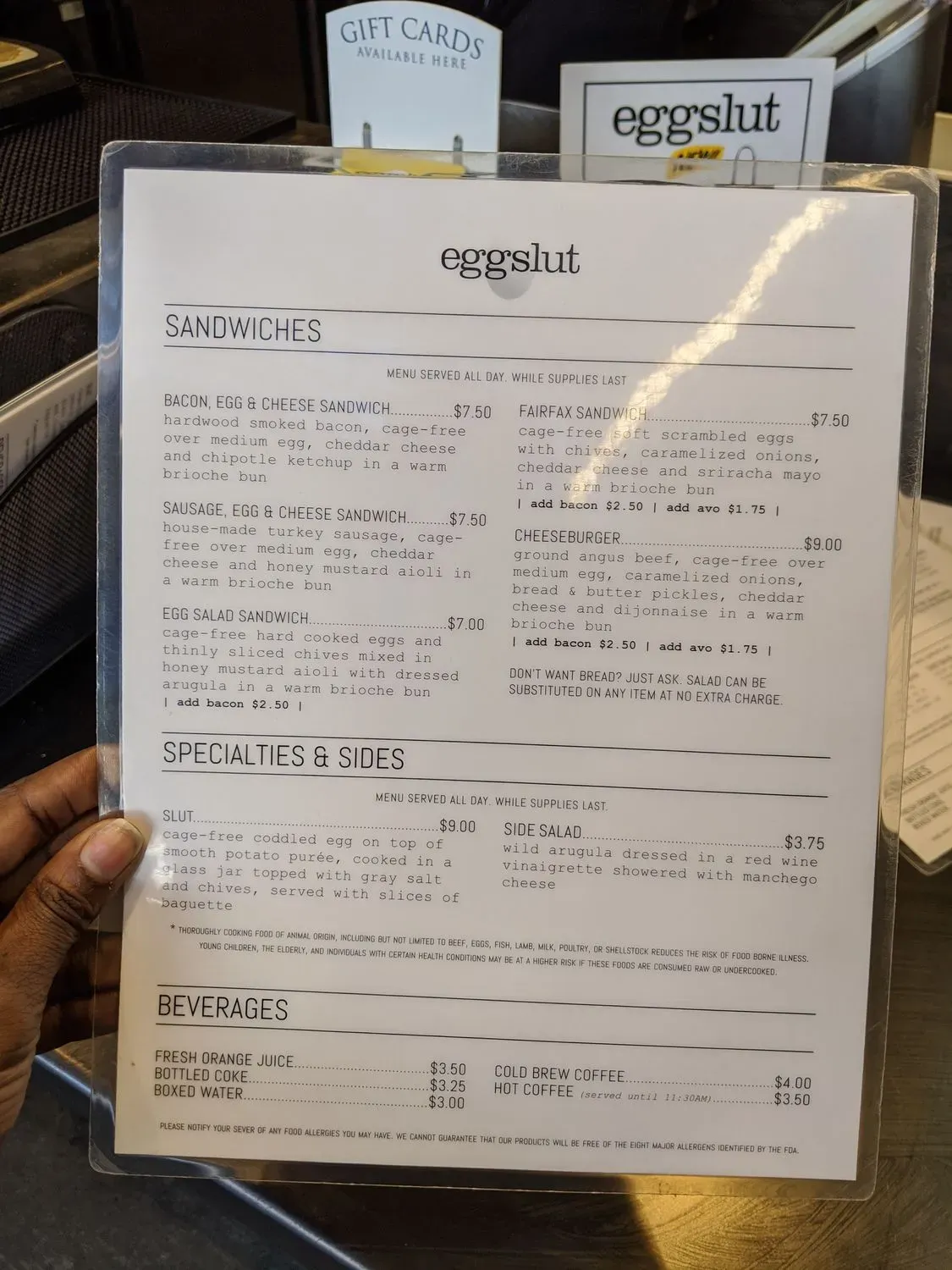 Menu 4