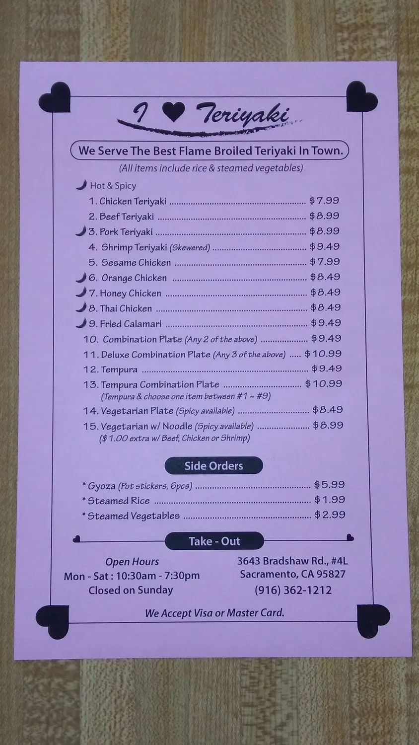 Menu 3