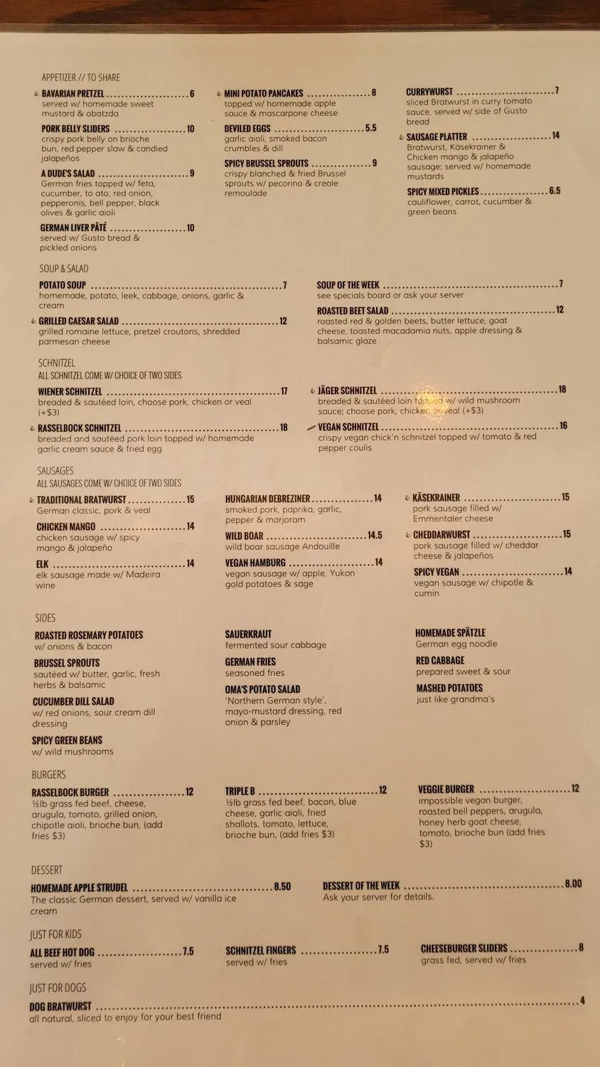 Menu 2