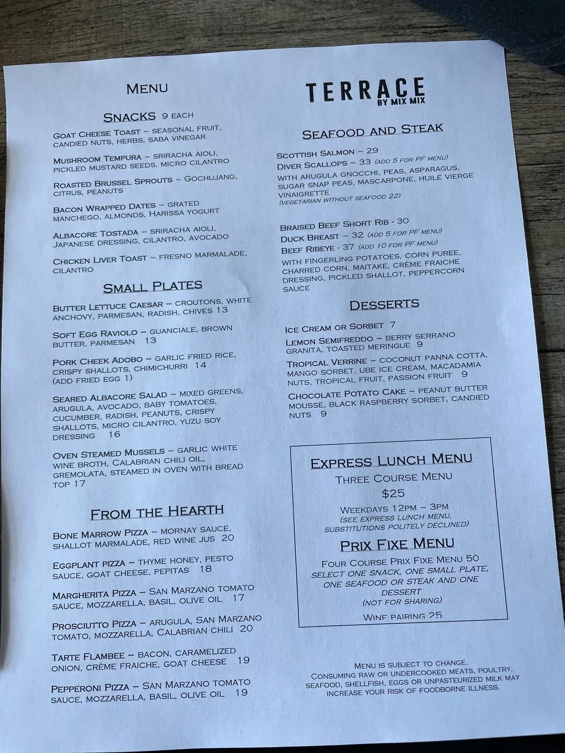 Menu 6