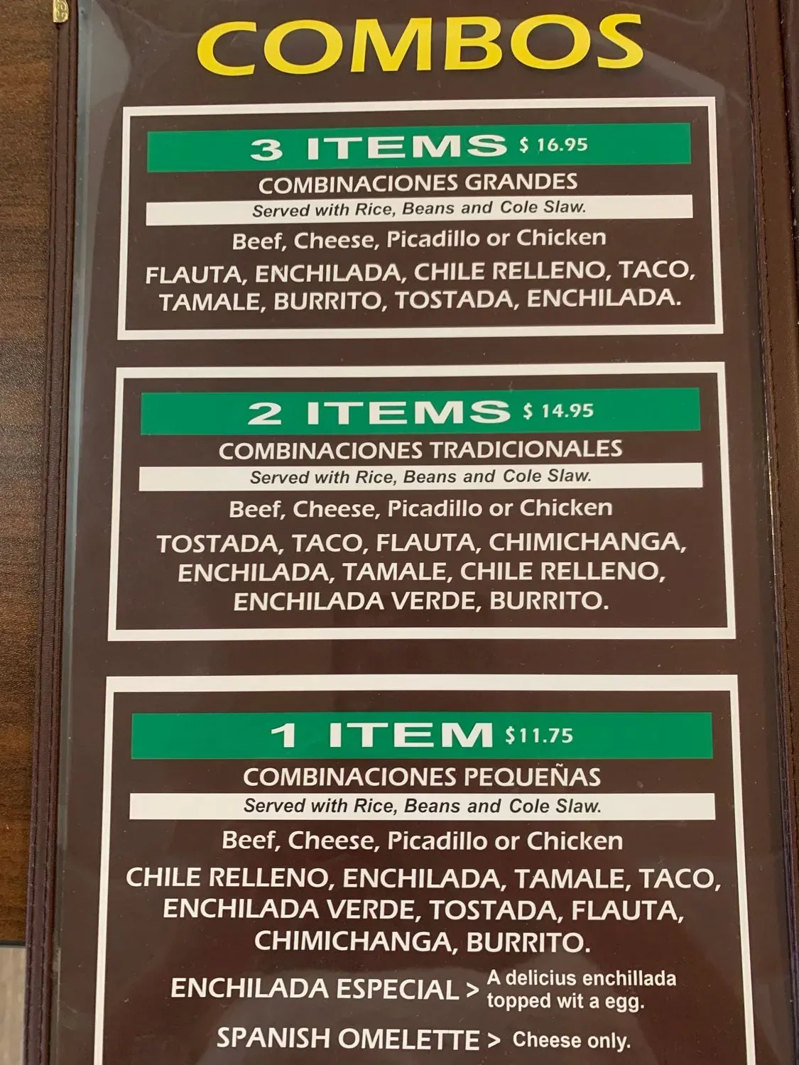 Menu 3