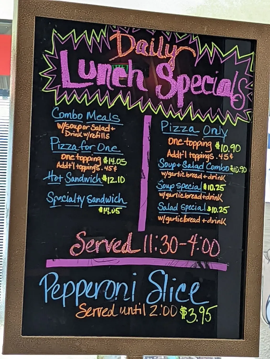 Menu 5