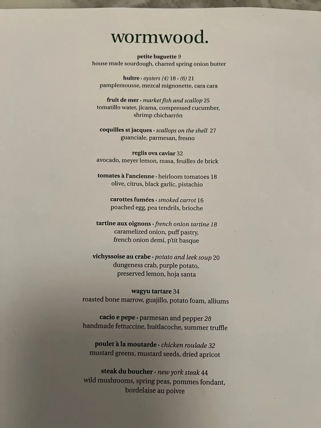 Menu 6