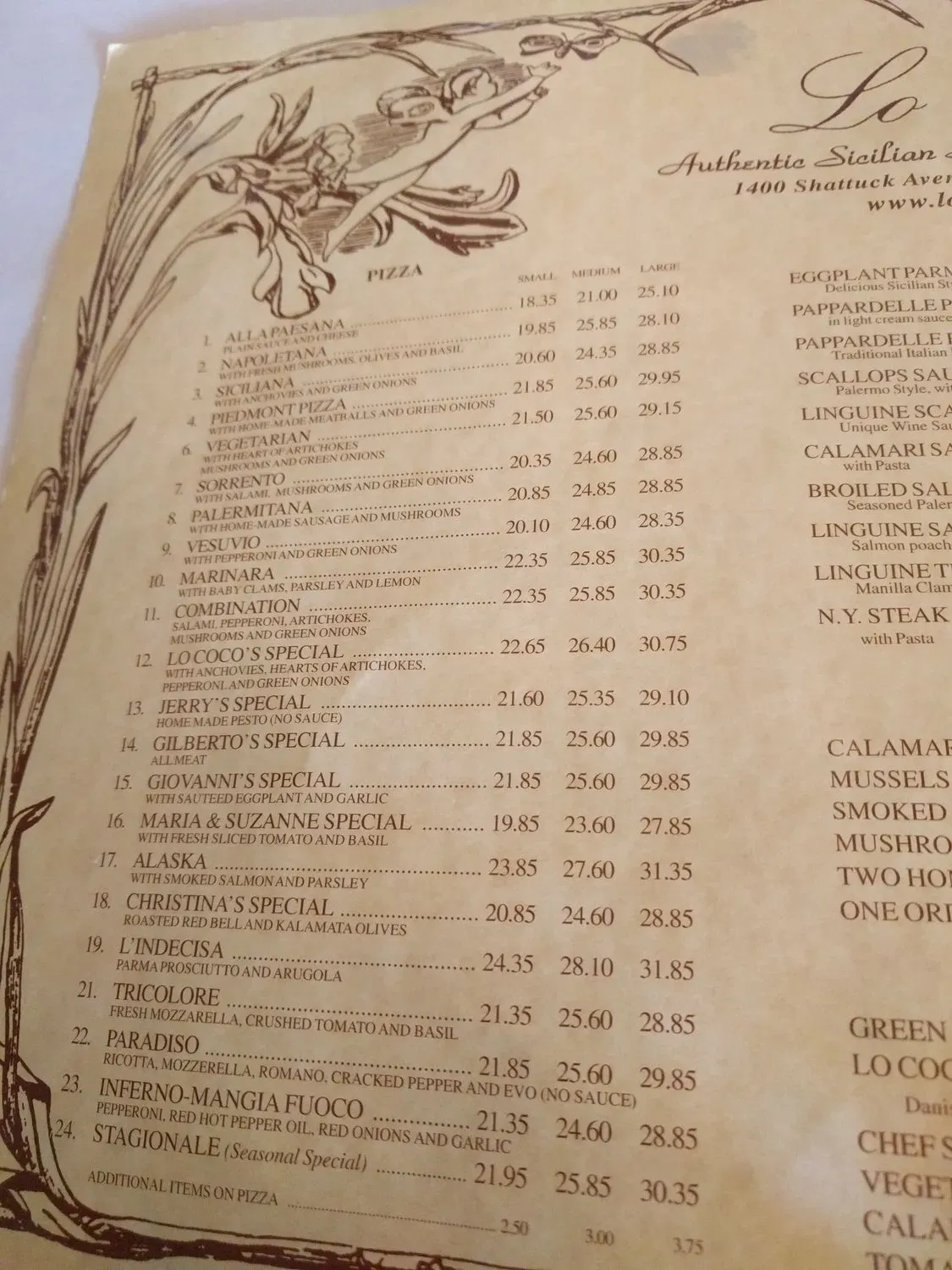 Menu 2