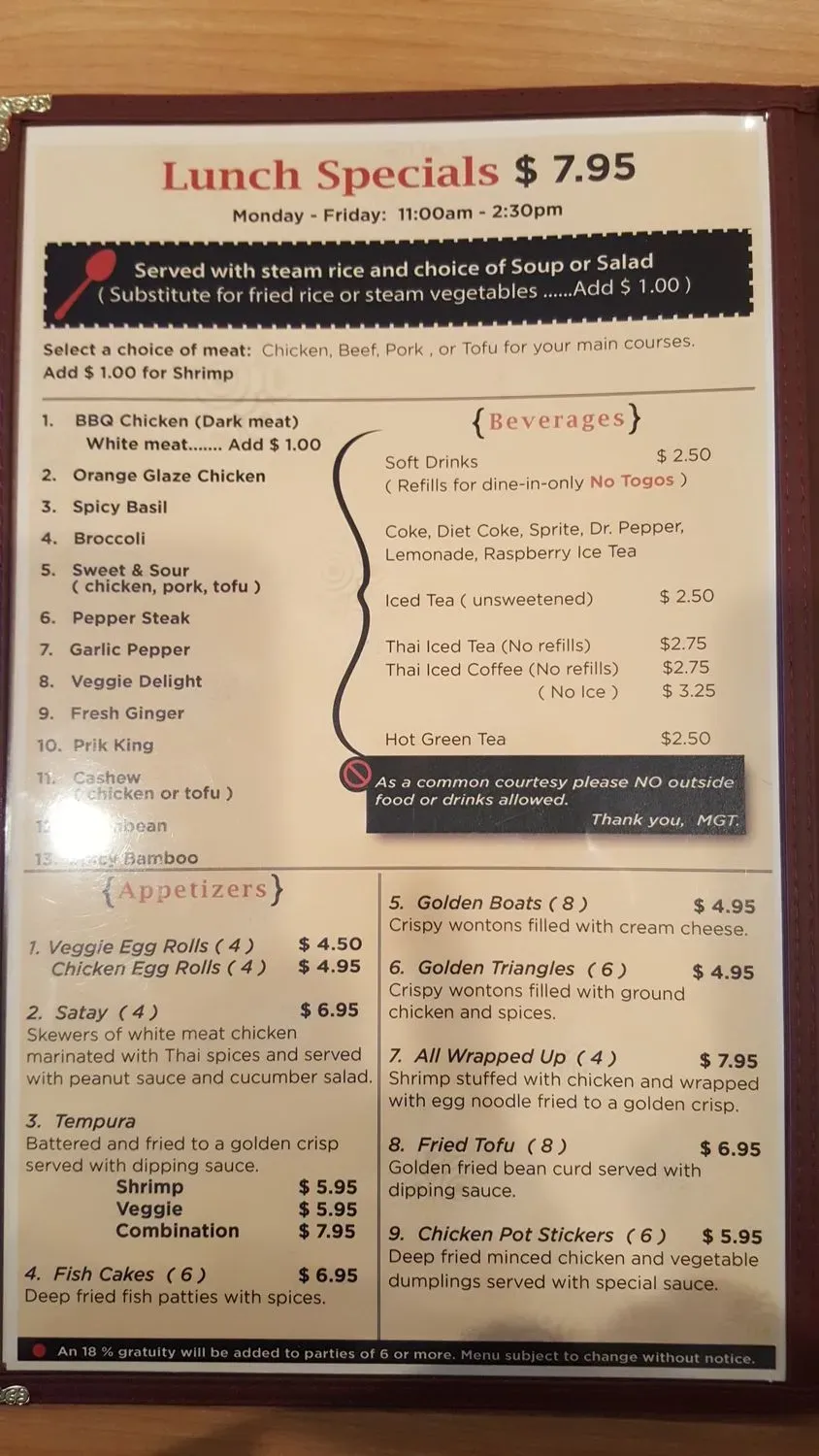 Menu 6