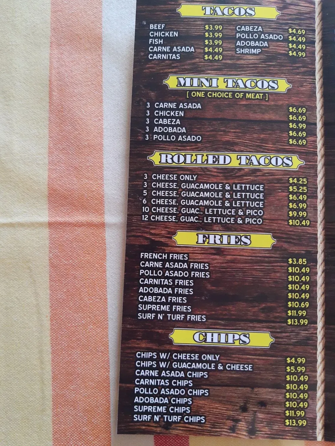 Menu 3