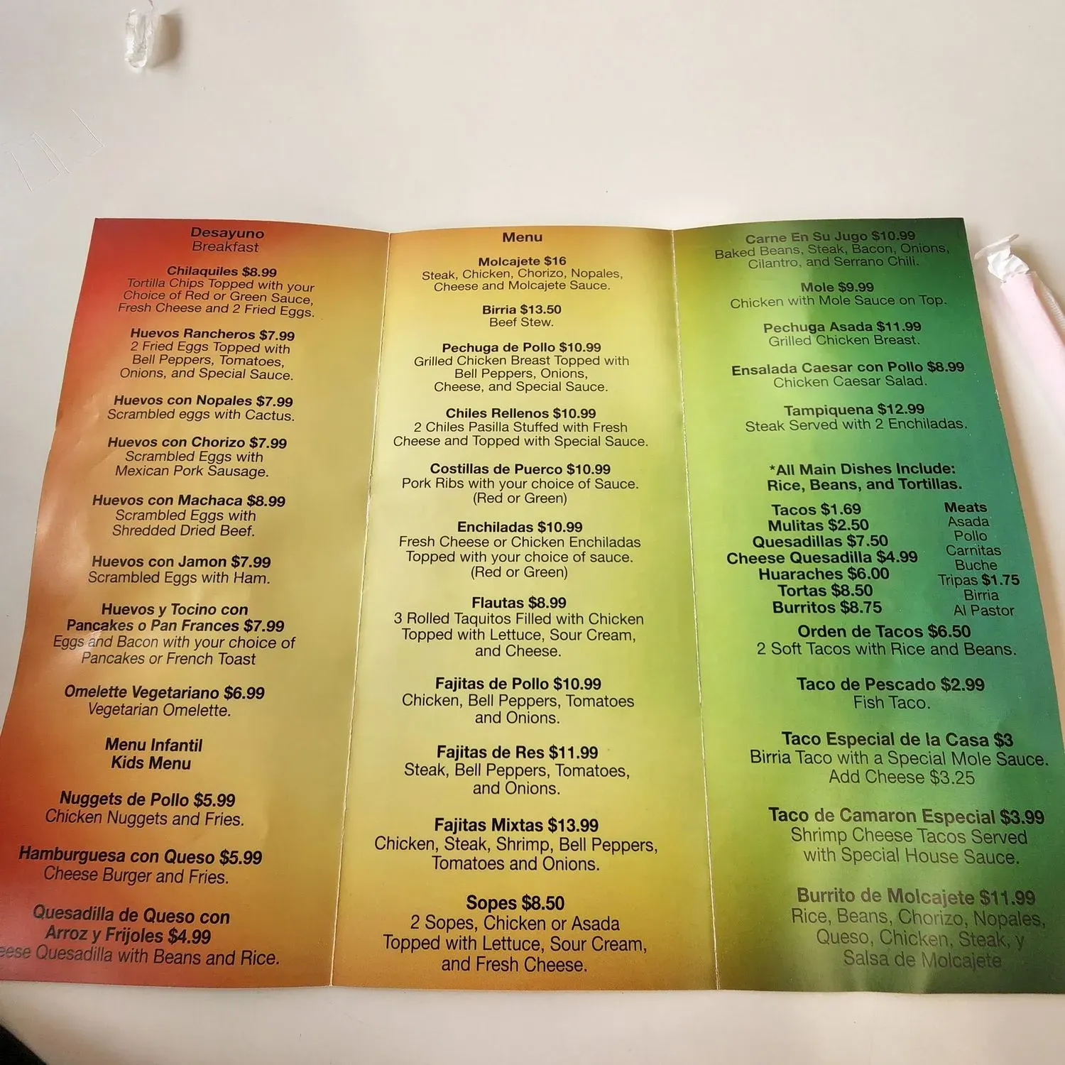 Menu 2