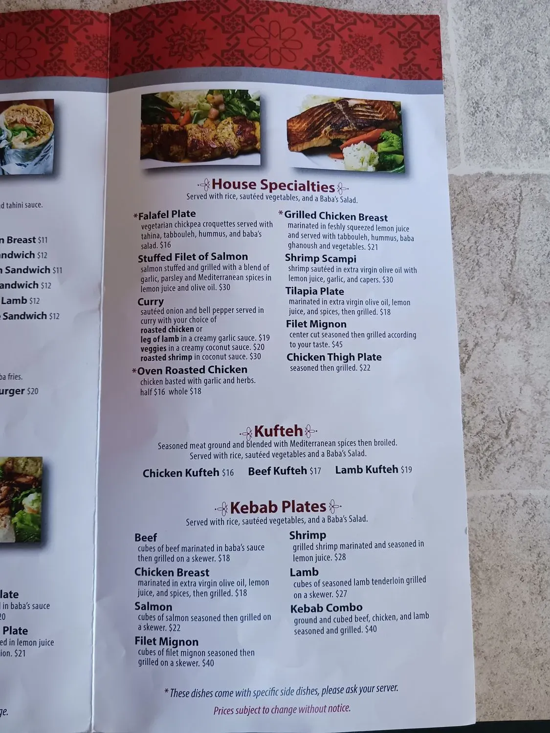 Menu 3