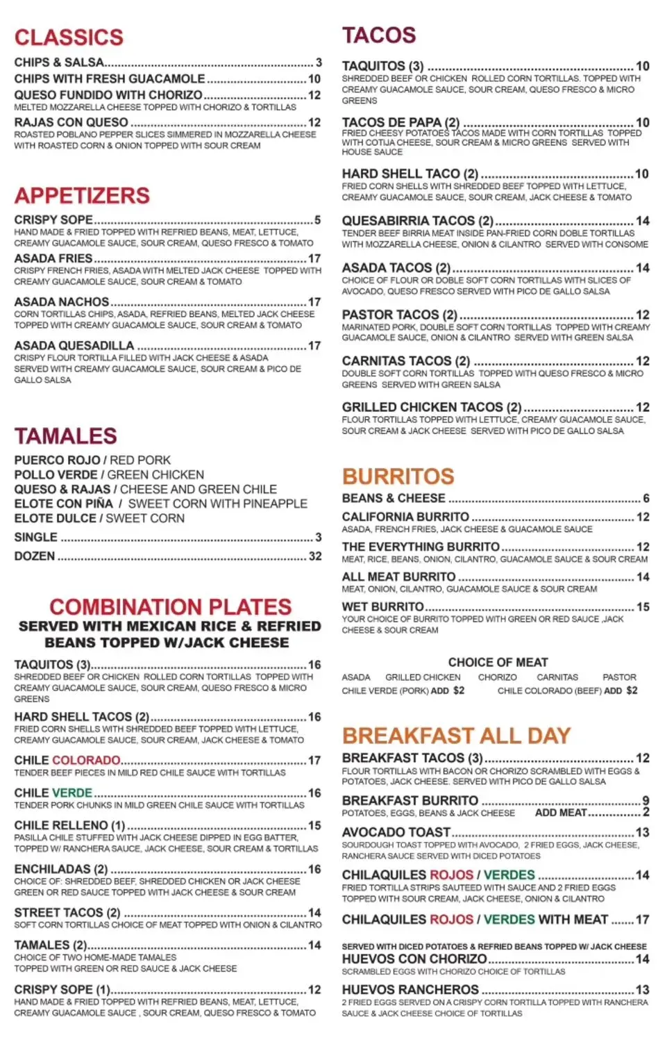Menu 2