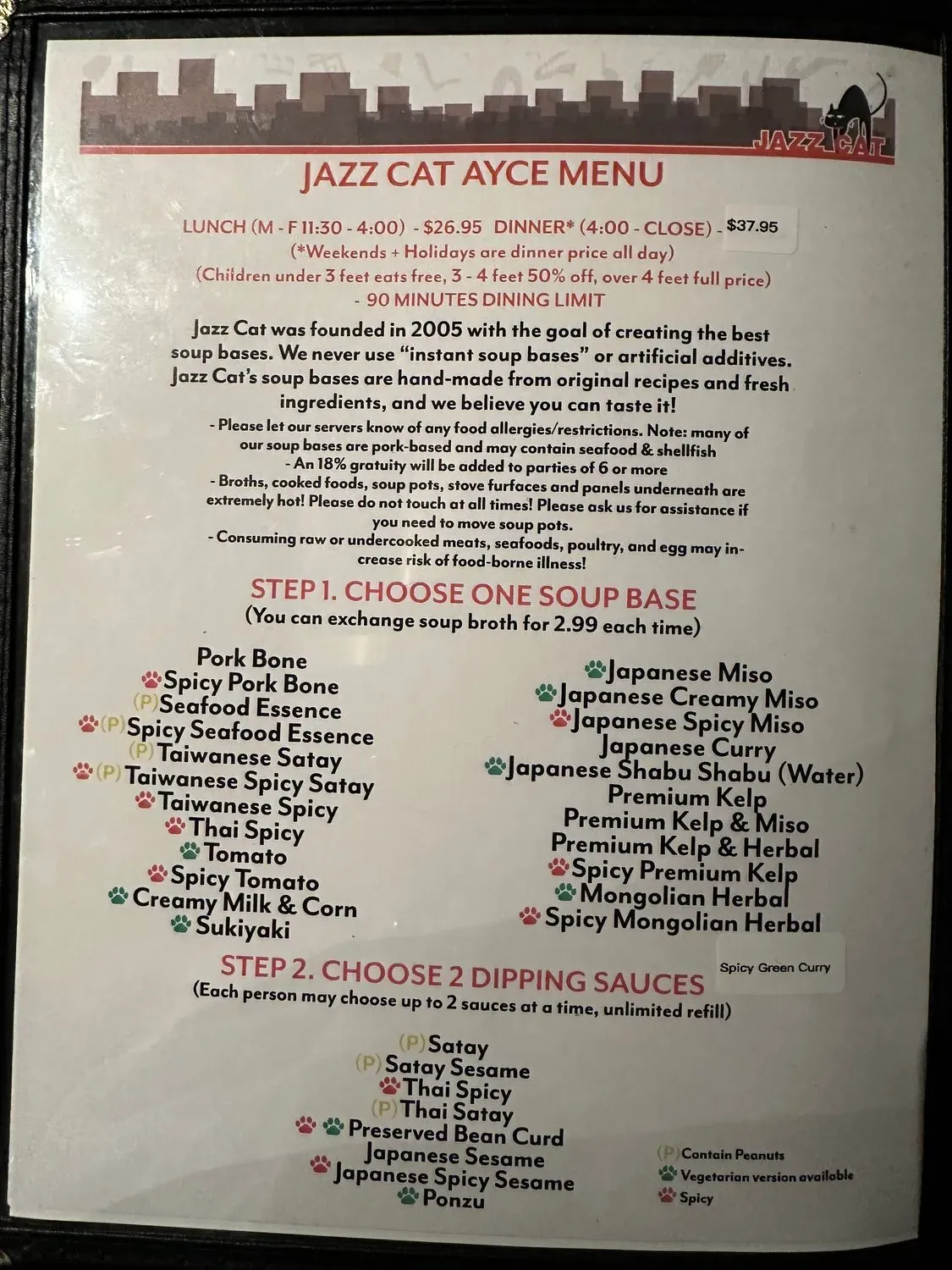 Menu 5