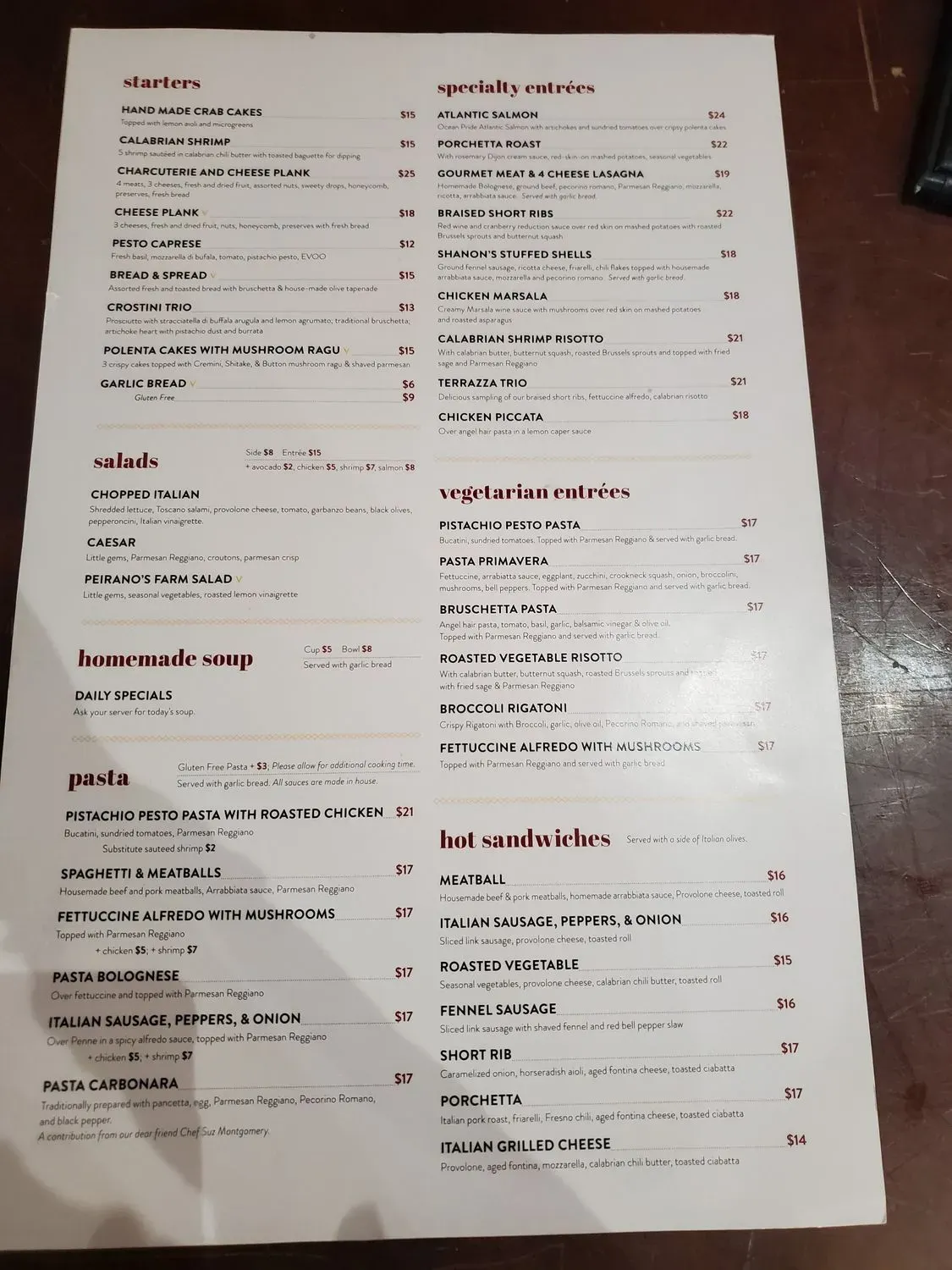 Menu 2