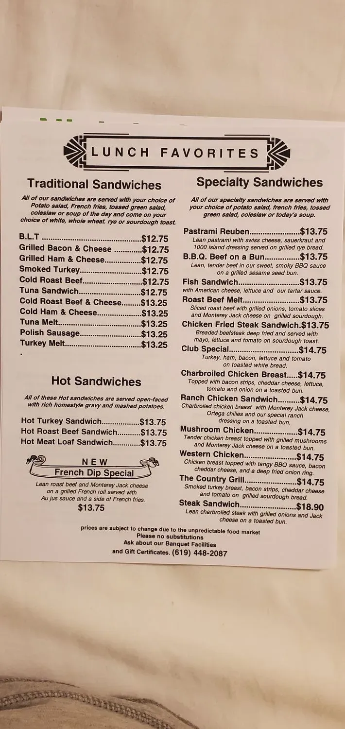 Menu 3