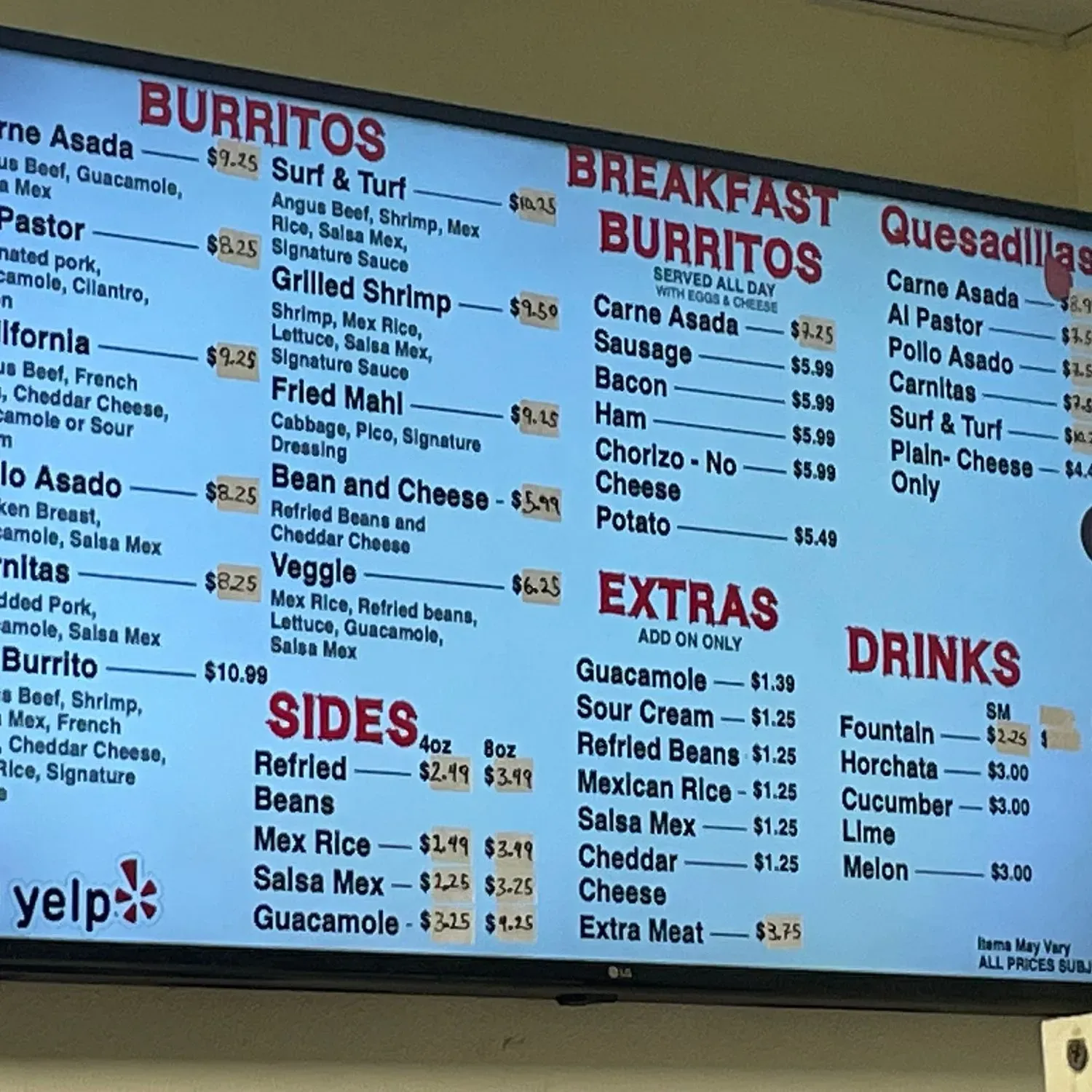 Menu 3