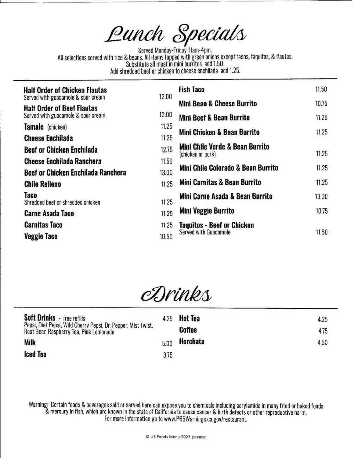 Menu 4