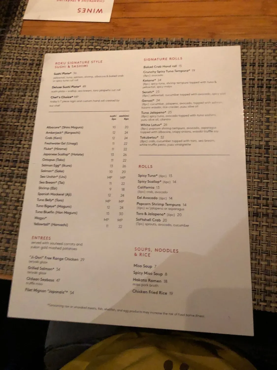 Menu 2