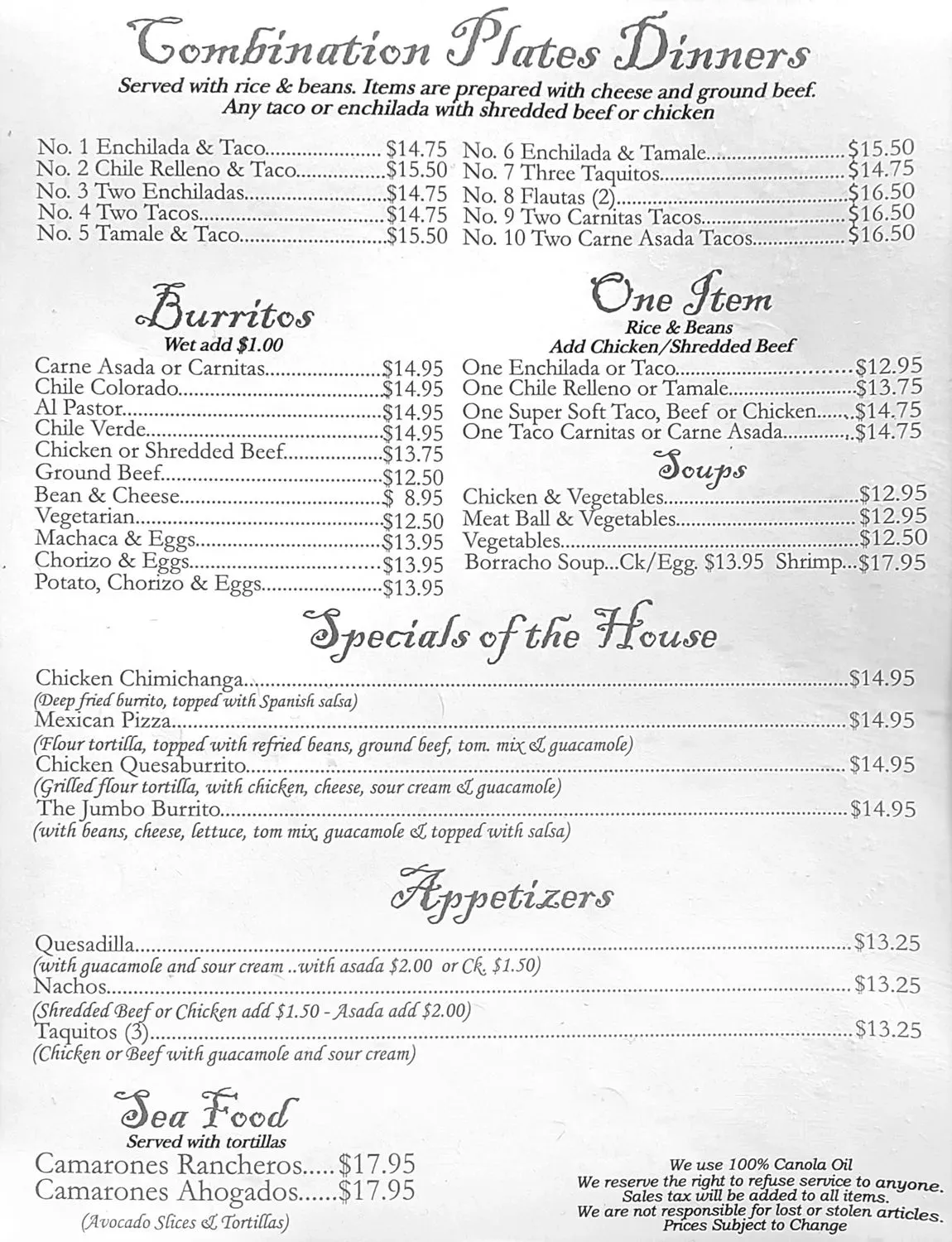 Menu 2