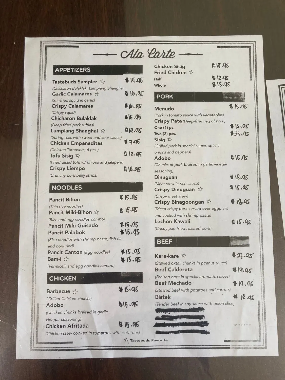 Menu 2