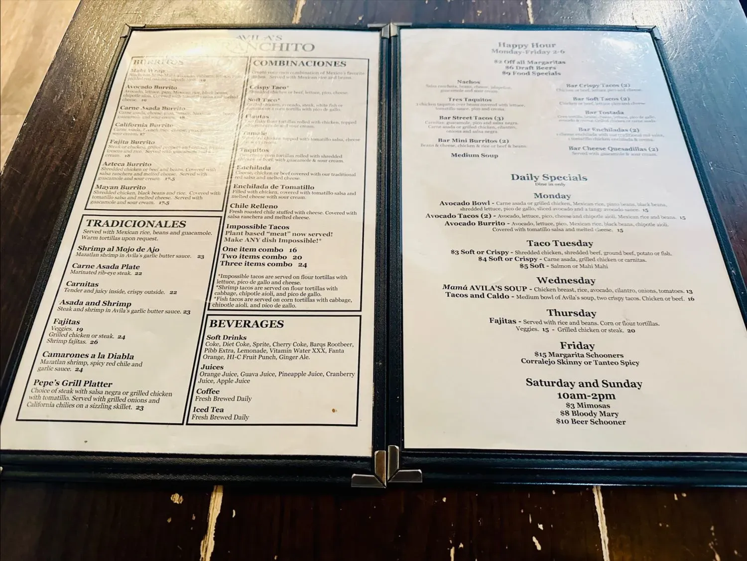 Menu 2