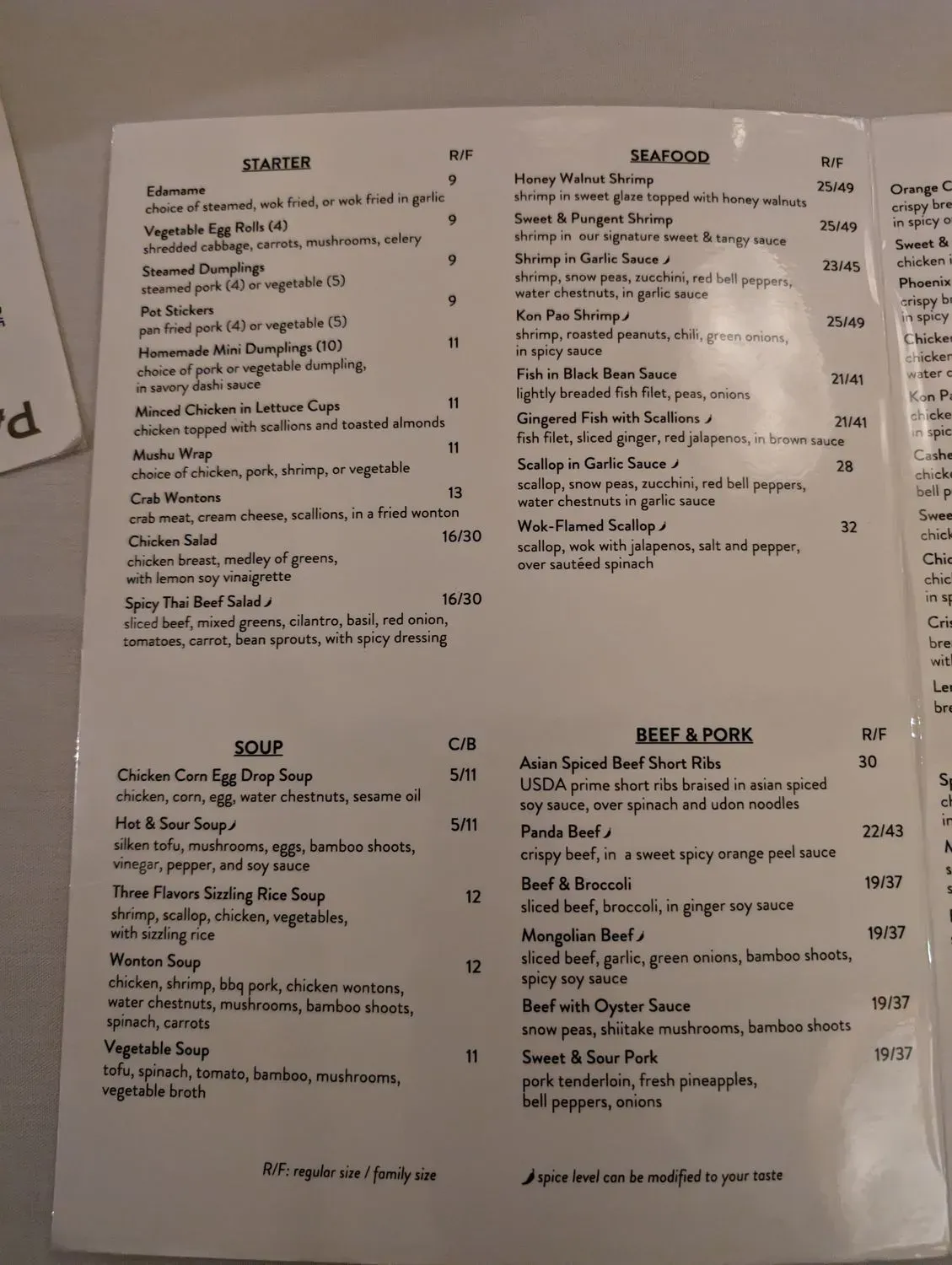 Menu 6