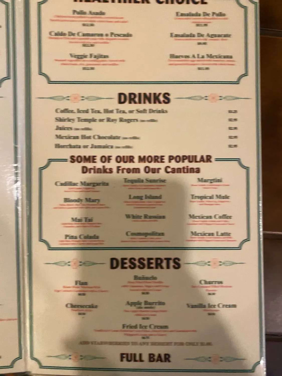 Menu 4