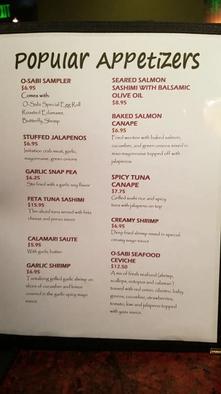 Menu 3