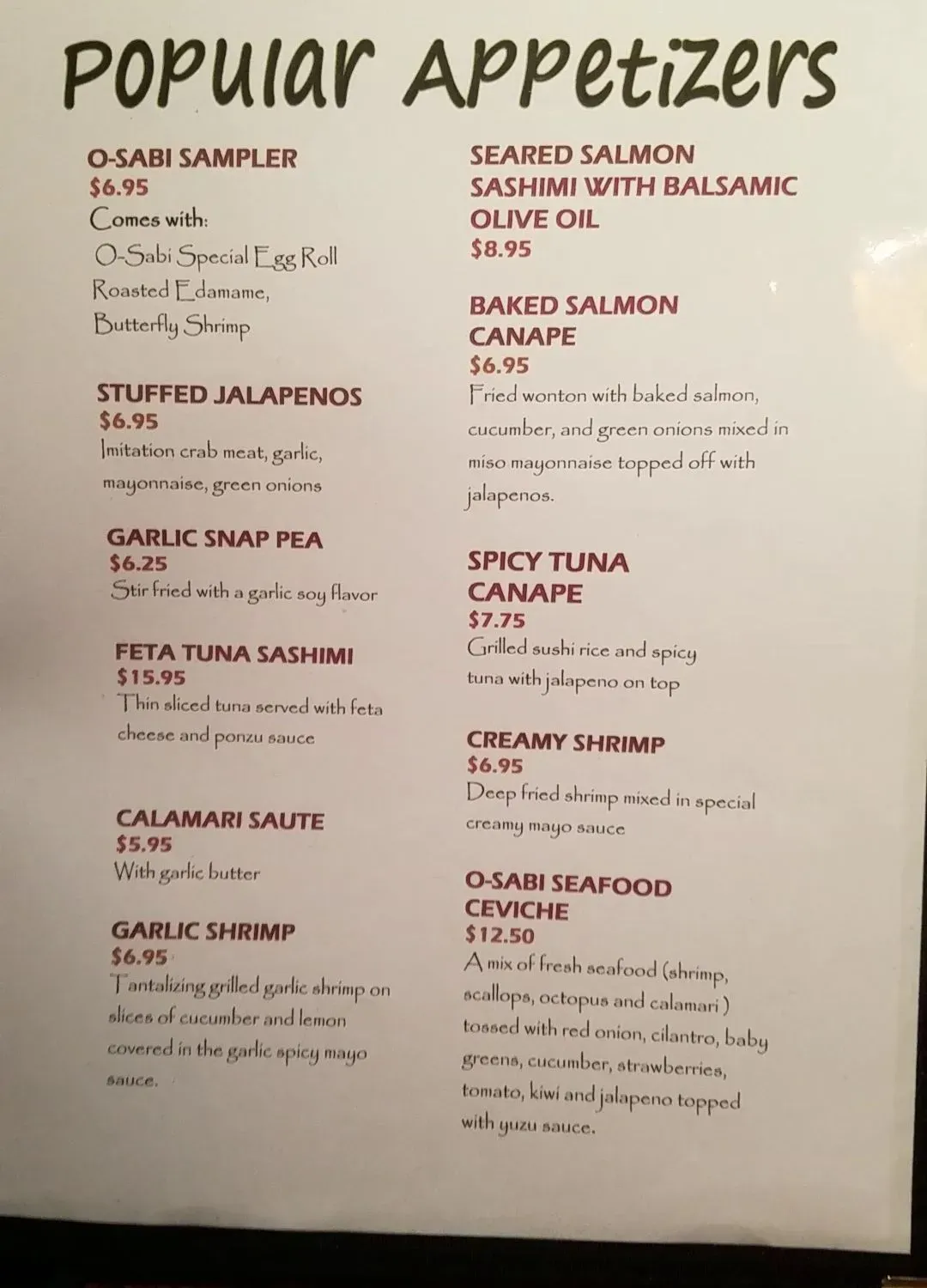 Menu 3