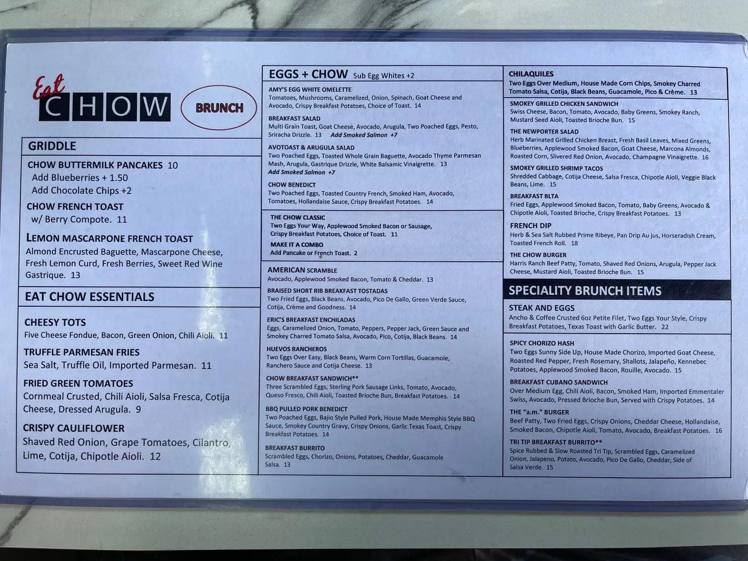 Menu 2