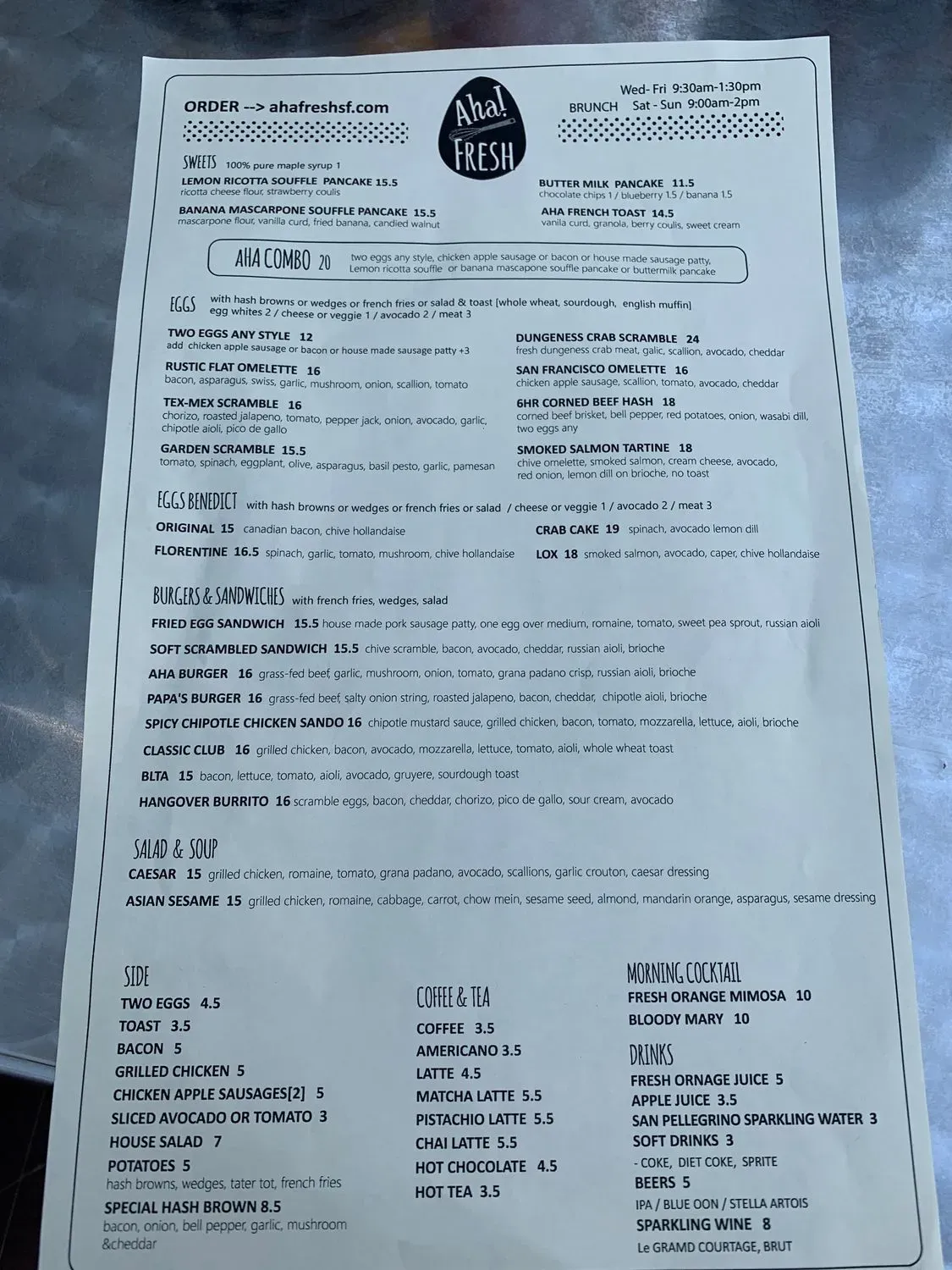 Menu 6