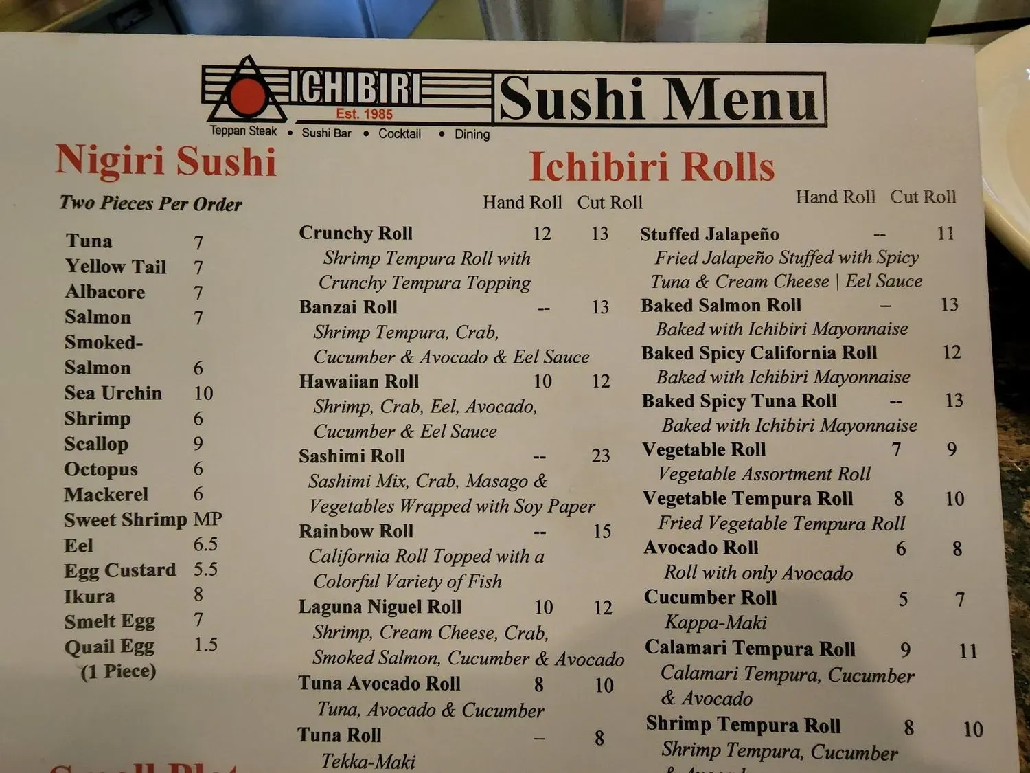 Menu 6