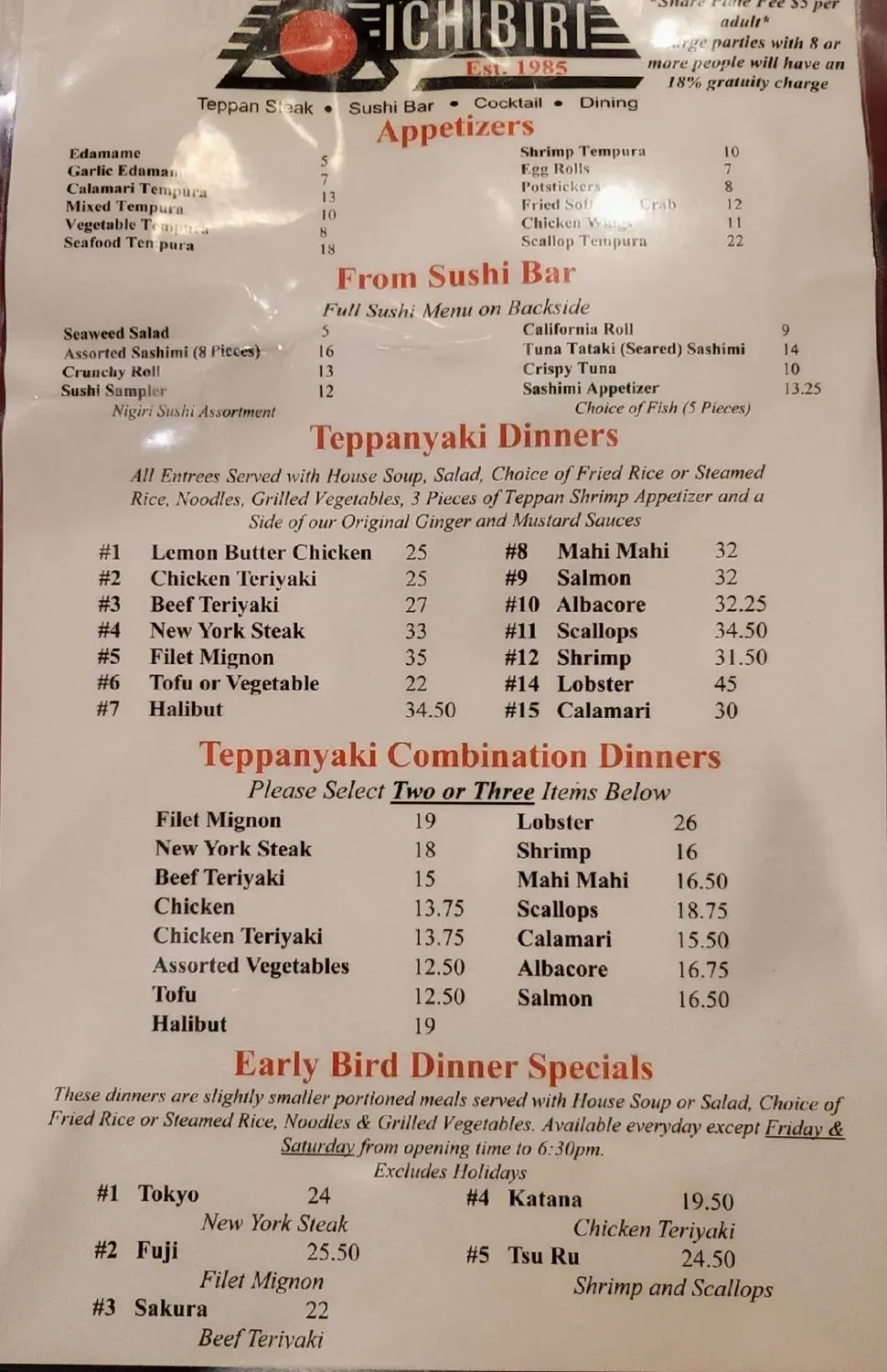 Menu 5