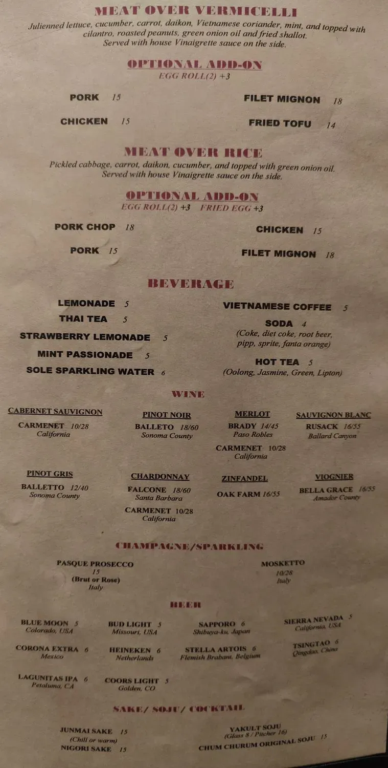 Menu 5