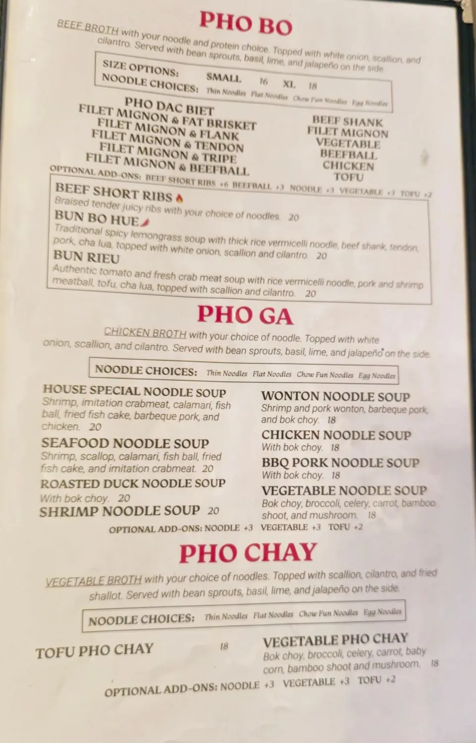 Menu 5