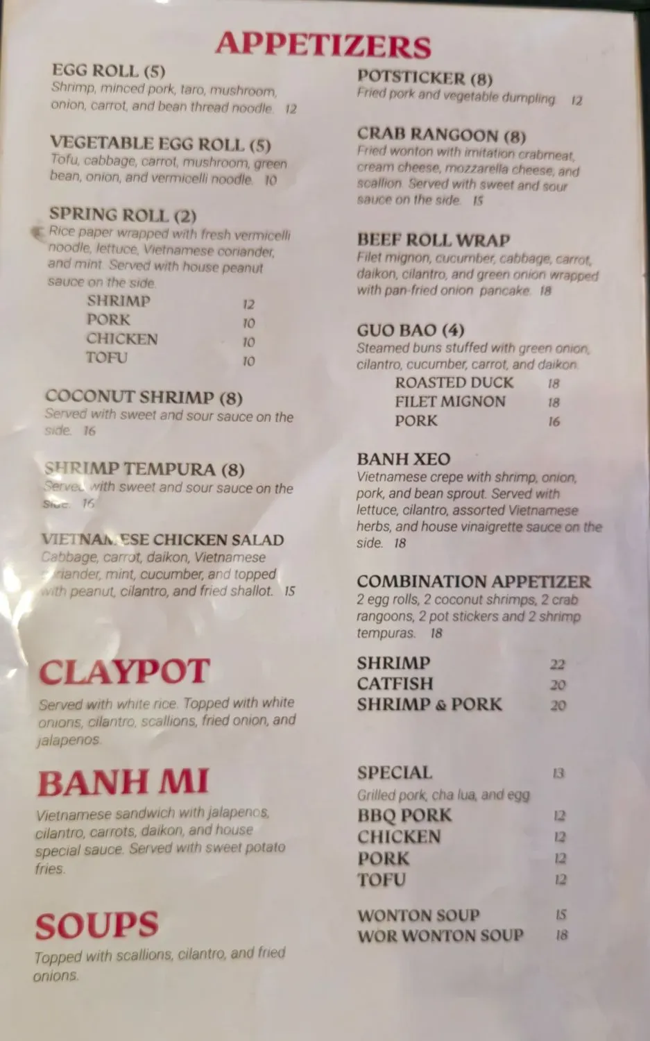 Menu 6