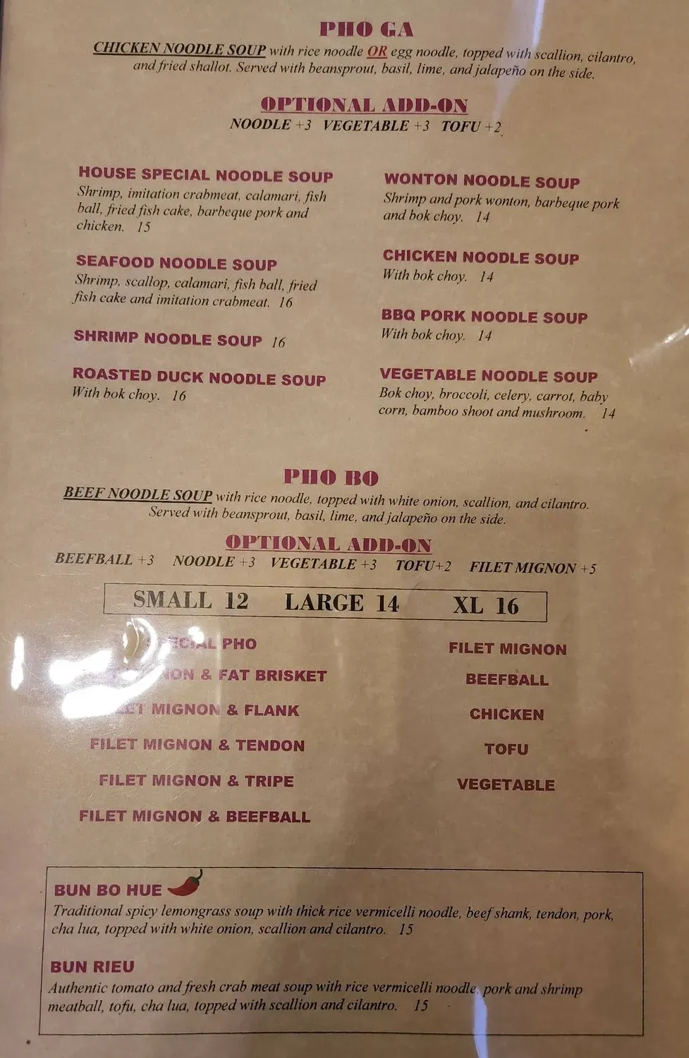 Menu 4