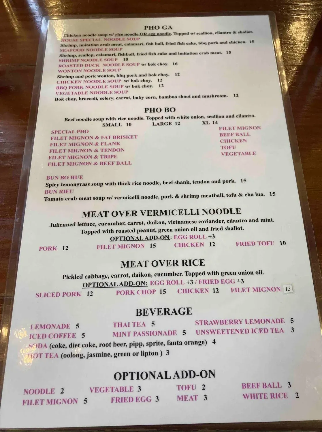 Menu 3