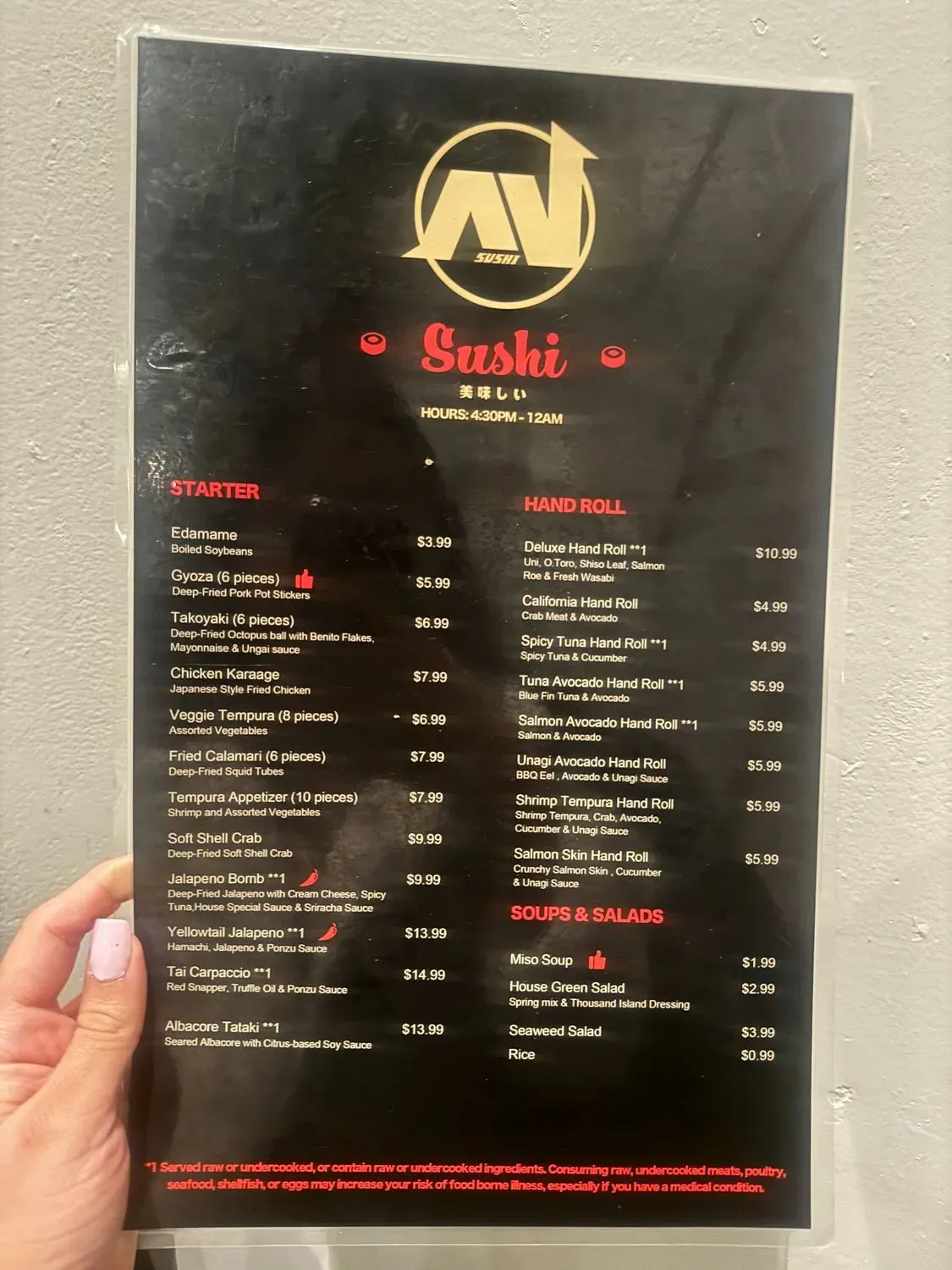 Menu 6