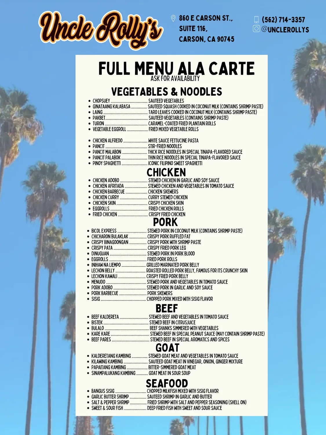 Menu 2