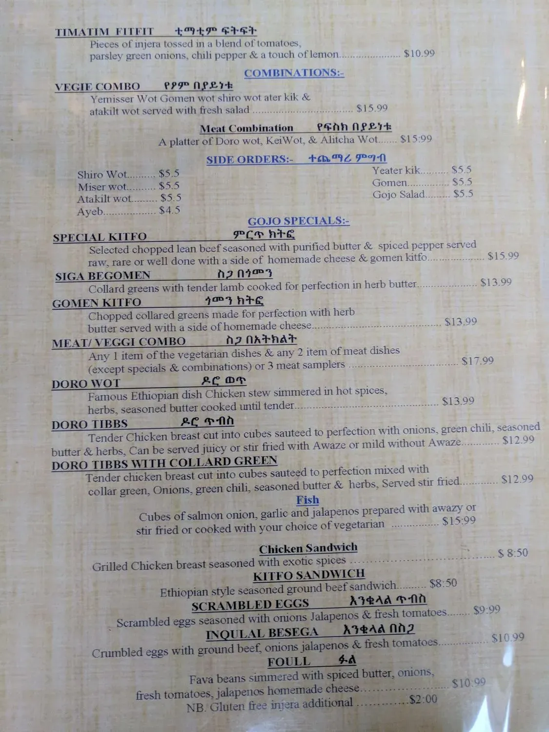 Menu 4