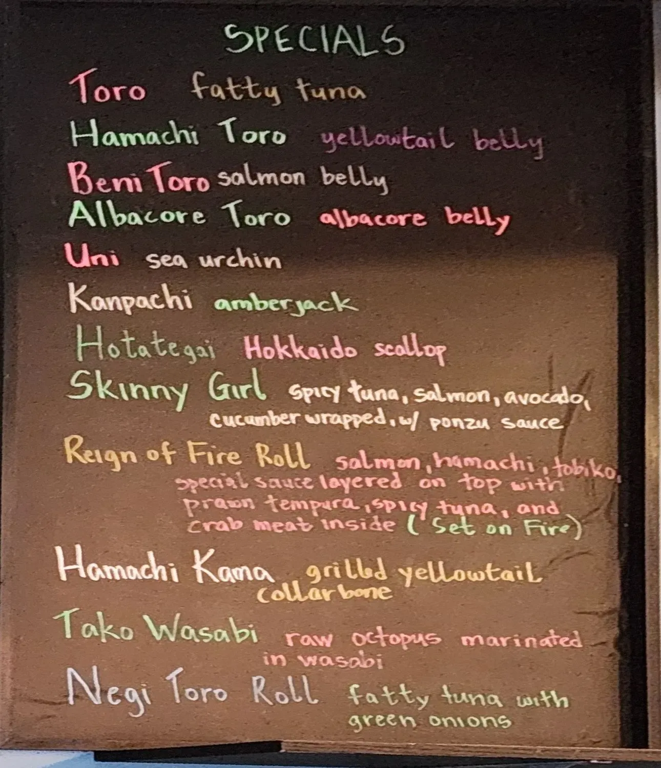 Menu 2