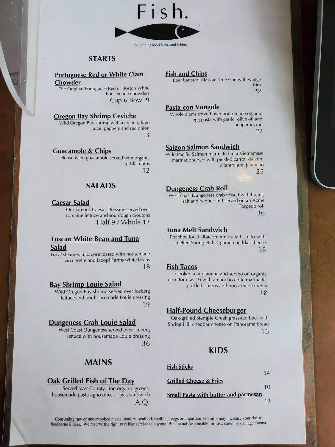 Menu 4