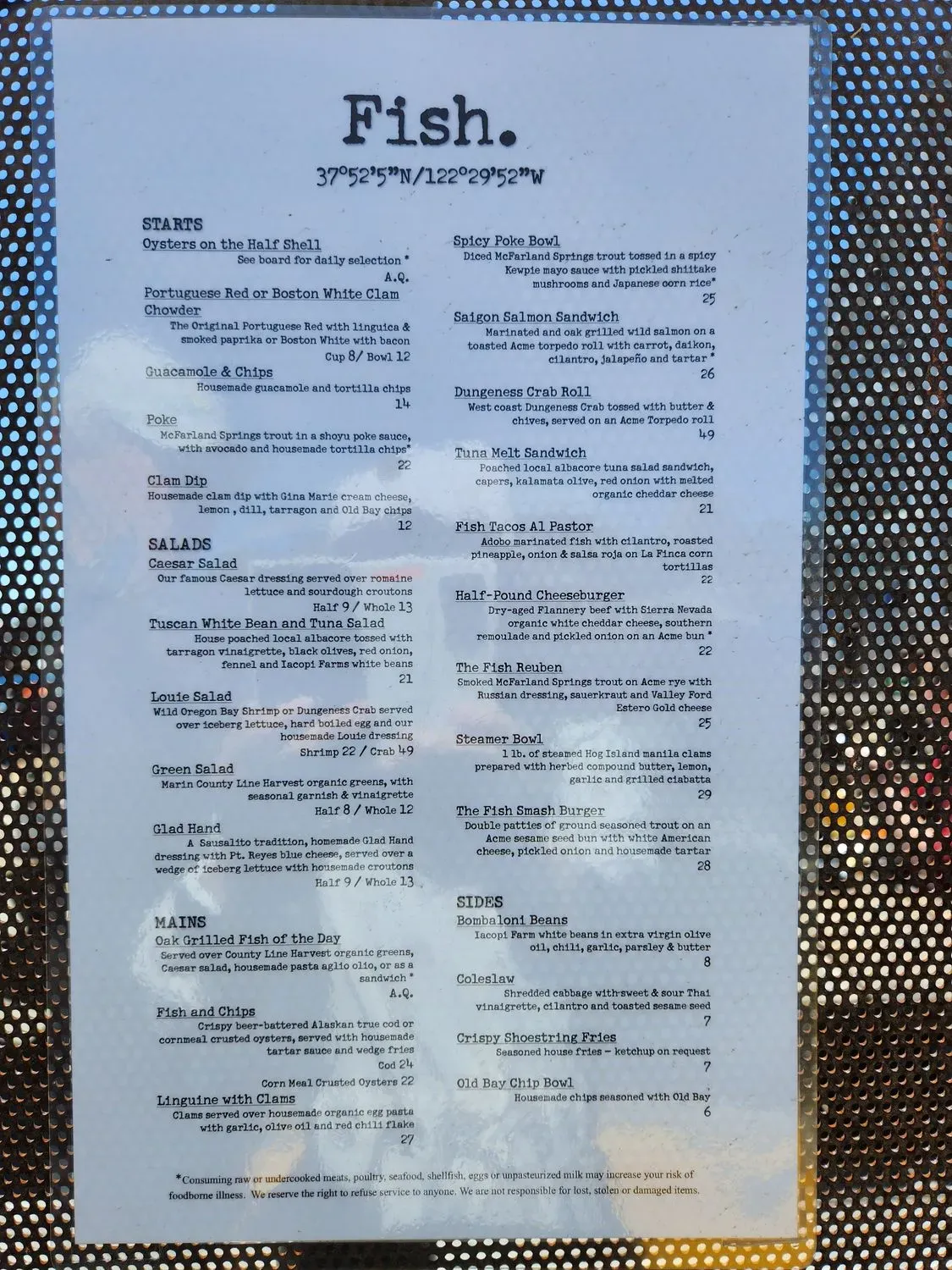 Menu 6