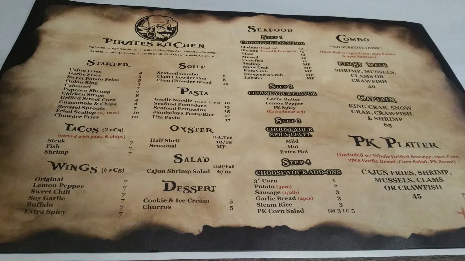 Menu 5