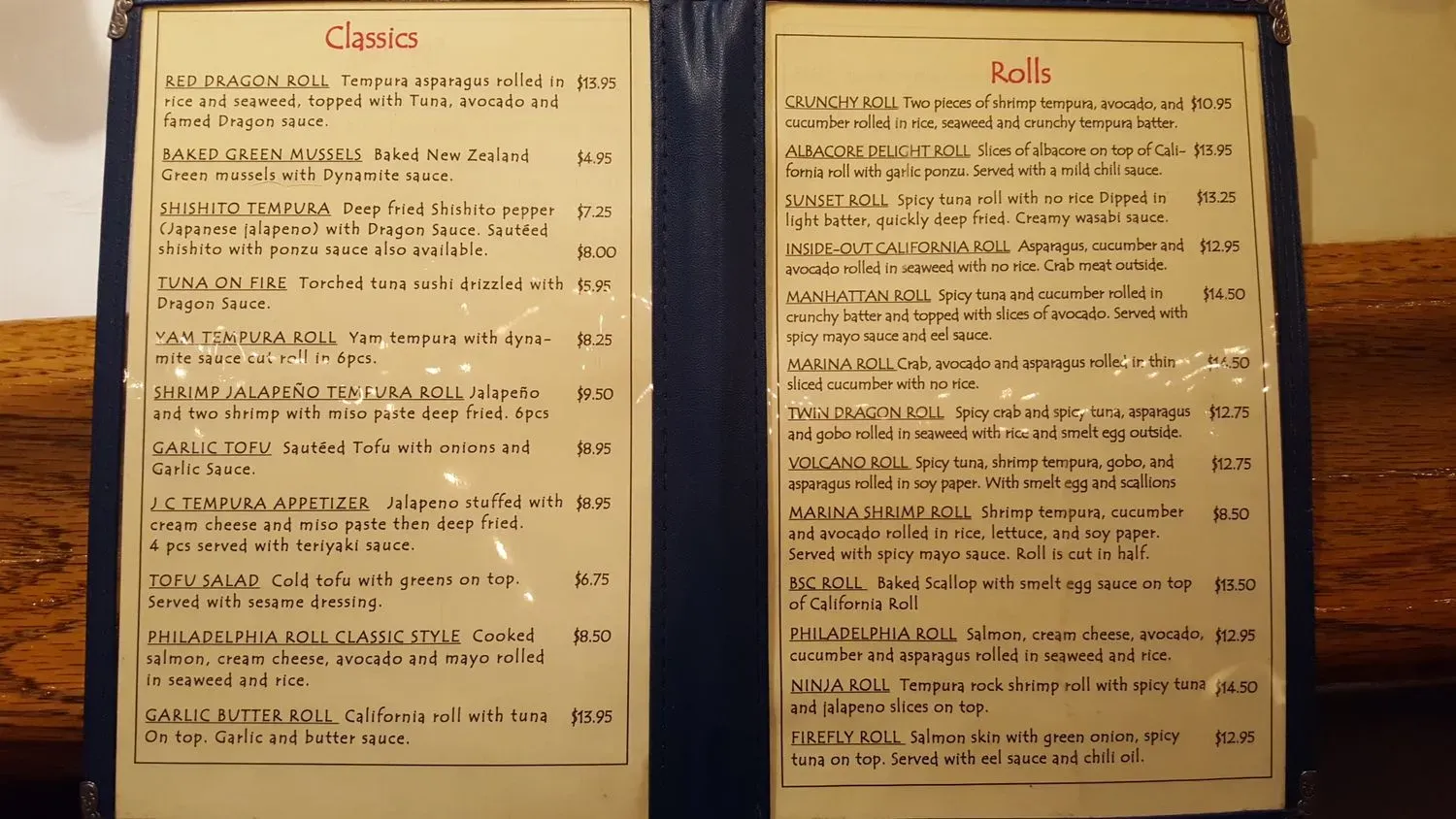 Menu 2