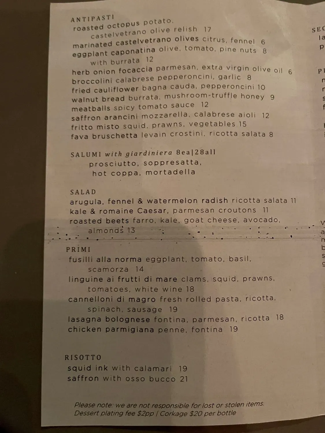 Menu 3