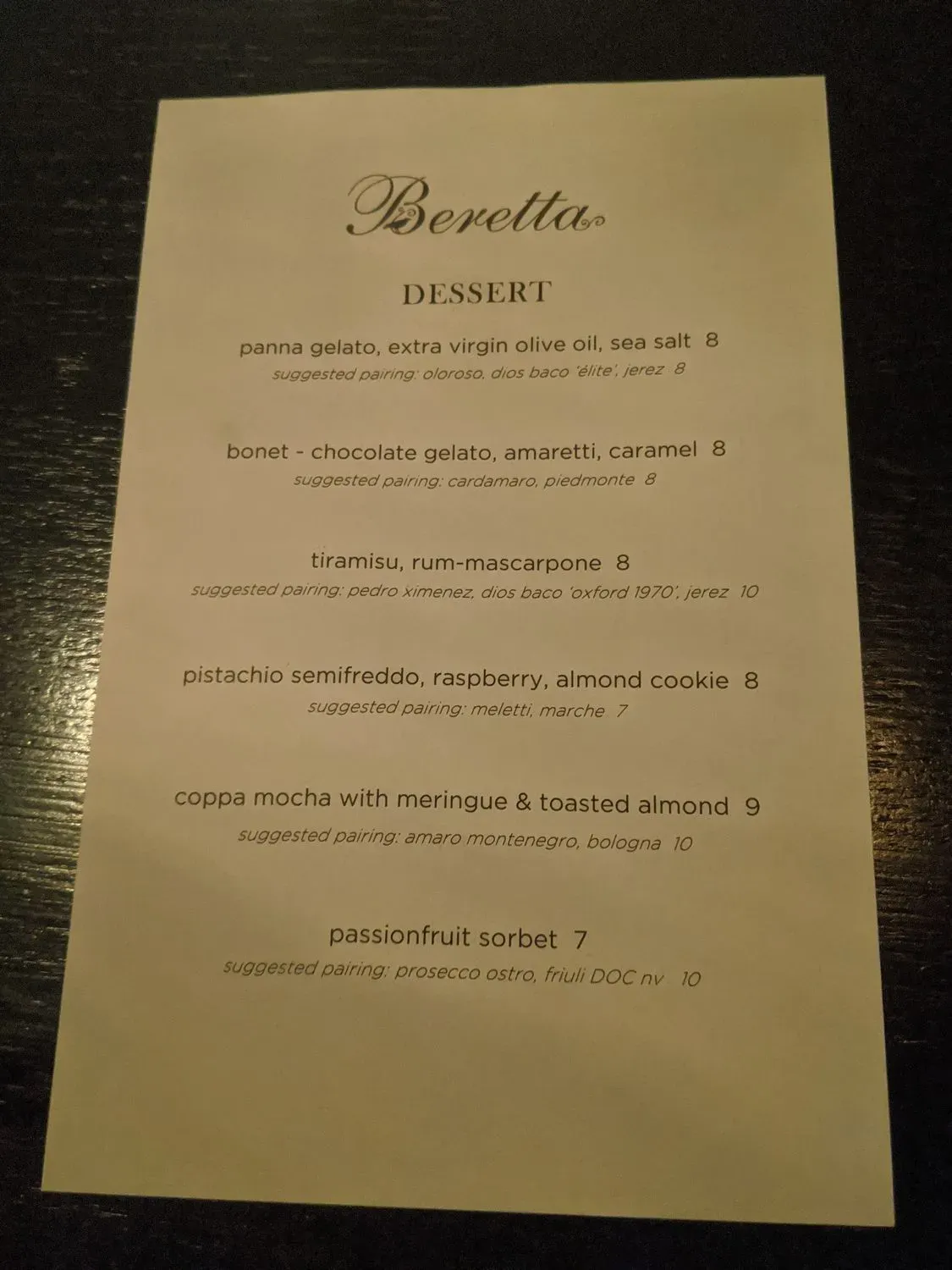 Menu 5